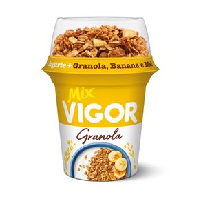 Iogurte Mix Banana Mel e Granola Vigor 165g