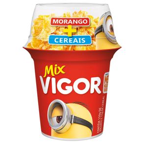 Iogurte Mix Sabor Morango com Sucrilhos Vigor 165g