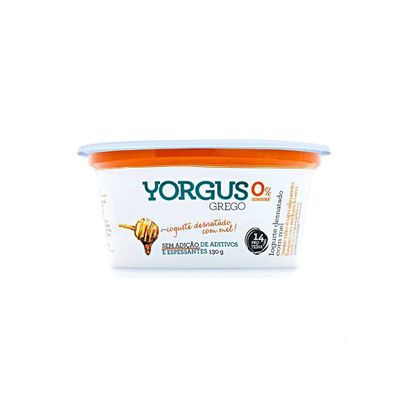 Iogurte Natural com Mel 0% 130g - Yorgus Grego