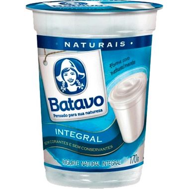 Iogurte Natural Integral Batavo 170g