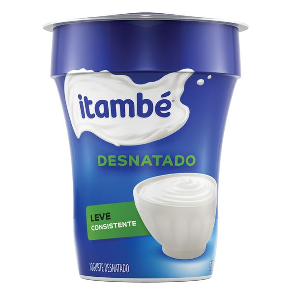 Iogurte Natural Itambe 170g Desnatado