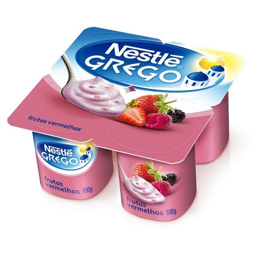 Iogurte Polpa Grego Nestle 400g Frutas Vermelhas