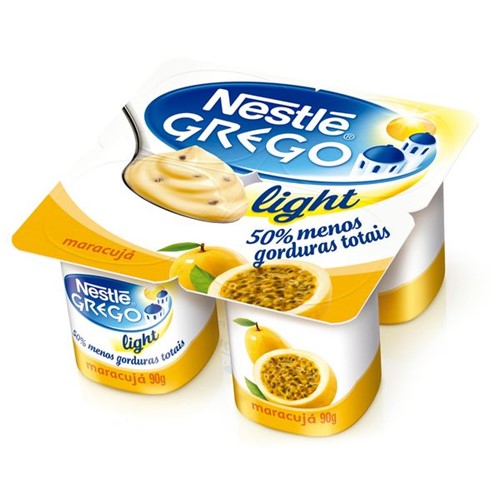 Iogurte Polpa Grego Nestle 360g Light Maracuja