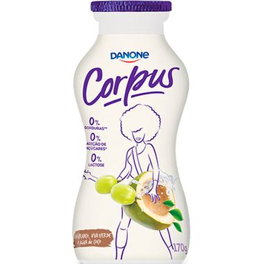 Iogurte Sabor Cha Branco Uva Verde e Água de Coco Corpus Danone 170g