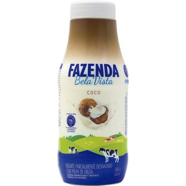 Iogurte Sabor Coco Fazenda Bela Vista 500g