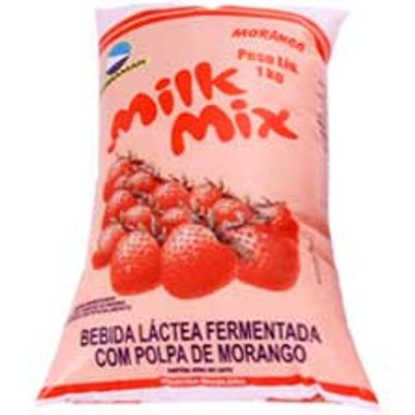 Iogurte Sabor Morango Milk Mix Serramar 1kg