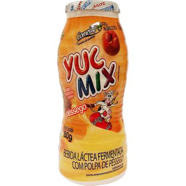 Iogurte Sabor Pêssego Garrafa Yuc Mix 180g