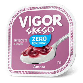 Iogurte Vigor Grego Zero Amora 100g