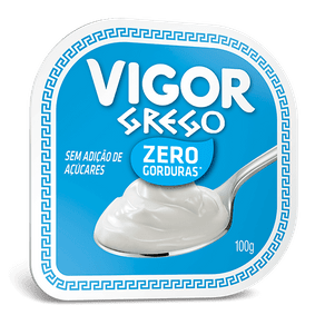 Iogurte Vigor Grego Zero Tradicional 100g