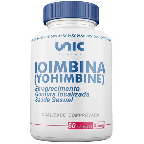 Ioimbina (yohimbine) 5mg 60 Cápsulas Unicpharma