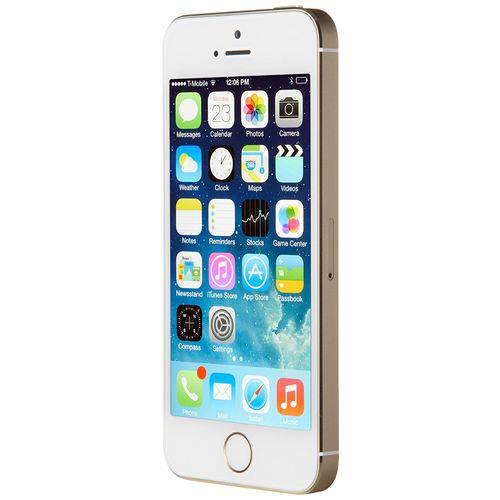 IPhone 5S 16GB Dourado Apple Tela Retina 4" Câmera de 8MP