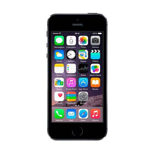 IPhone 5S Apple com Tela de 4'', 4G, Câmera ISight 8MP e IOS 7