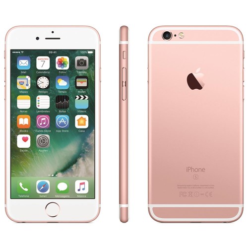 Iphone 6S Apple MN122BR Ouro Rosa 32GB