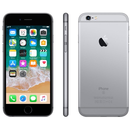 Iphone 6S Plus Apple MN2V2BZ Cinza Espacial 32 GB