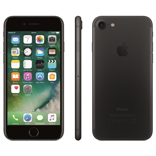 Iphone 7 Apple MN8X2BR Preto Matte 32GB