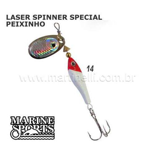 Isca Artificial Ms LASER Spinner Special 15g Cor 14