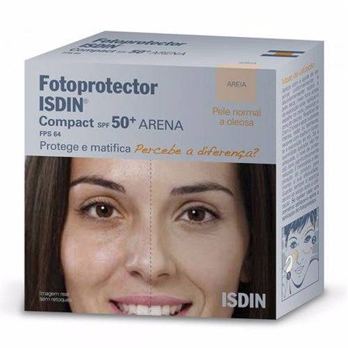 Isdin Compact Fotoprotetor Facial Areia Fps 50 10g