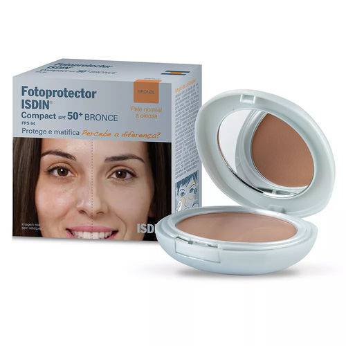 Isdin Compact Fotoprotetor Facial Bronze Fps 50 10g
