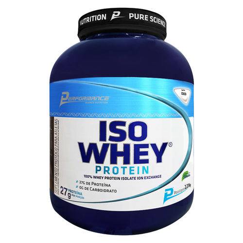 Iso Whey Protein - 2273g - Performance Nutrition - Sabor Coco