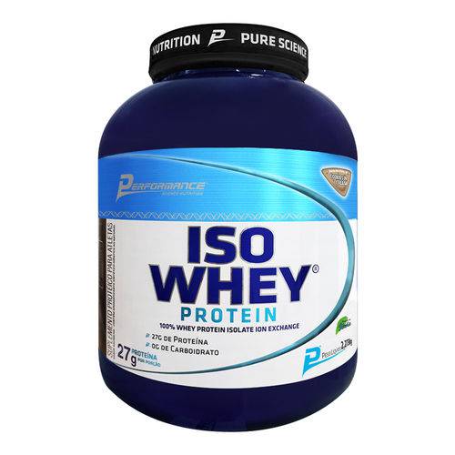 Iso Whey Protein - 2273g - Performance Nutrition - Sabor Cookies And Cream
