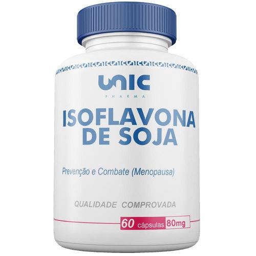 Isoflavona de Soja 80mg 60 Caps Unicpharma