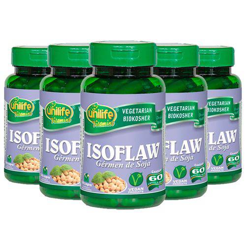 Isoflaw (Gérmen de Soja) - 5 Un de 60 Cápsulas - Unilife