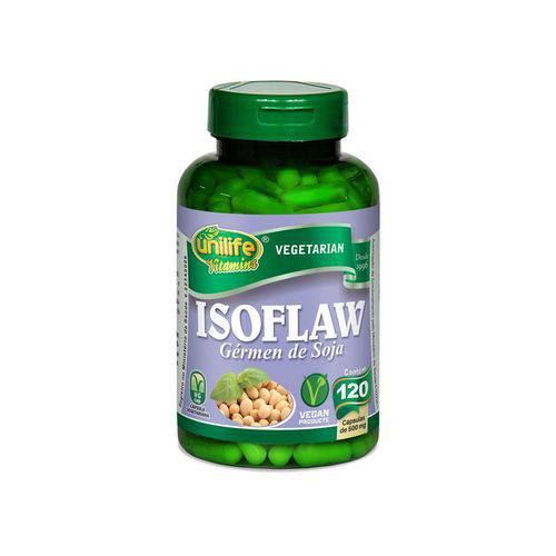 Isoflaw Gérmen de Soja 500mg - Unilife - 120 Cápsulas Vegetarianas