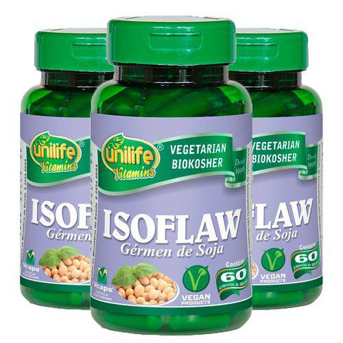Isoflaw (Gérmen de Soja) - 3 Un de 60 Cápsulas - Unilife