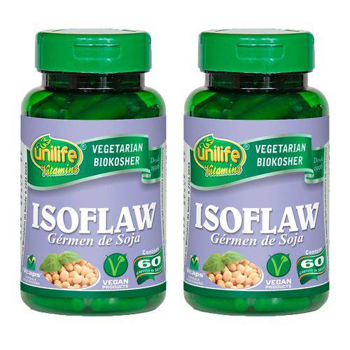 Isoflaw (Gérmen de Soja) - 2 Un de 60 Cápsulas - Unilife