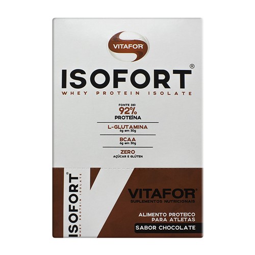 Isofort Vitafor Sabor Chocolate Sachê com 15 Unidades de 30g Cada