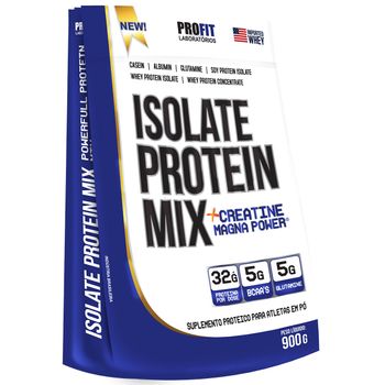 Isolate Protein Mix + Creatine Magna Power Baunilha 900g Refil - Profit