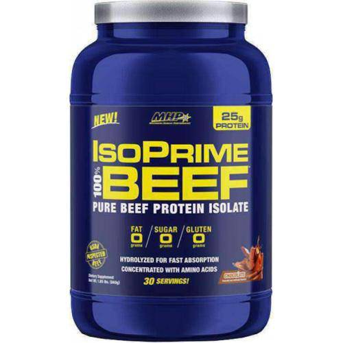 Isoprime 100% Beef Protein Isolate Morango 793gr - Mhp