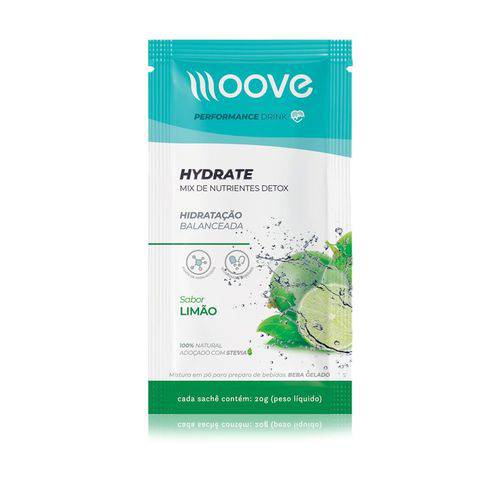 Isotônico Natural Moove Hydrate 20g - Moove Nutrition