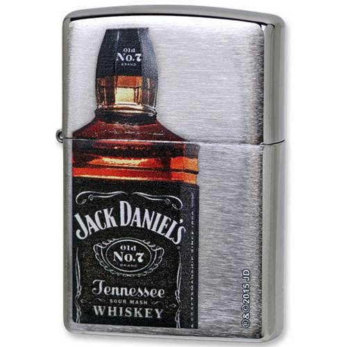 Isqueiro Zippo Original Jack Daniels Bottle 28842 Cromado