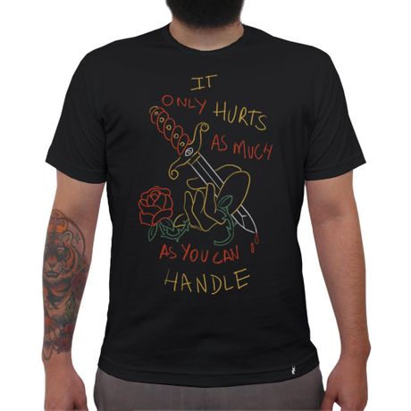 It Only Hurts - Camiseta Clássica Masculina