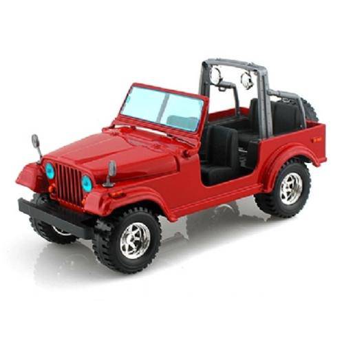 Jeep Wrangler 1:24 Burago Vermelho