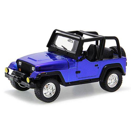 Jeep Wrangler 1992 Jada Toys 1:24 Azul