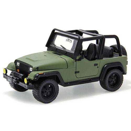 Jeep Wrangler 1992 Jada Toys 1:24 Verde