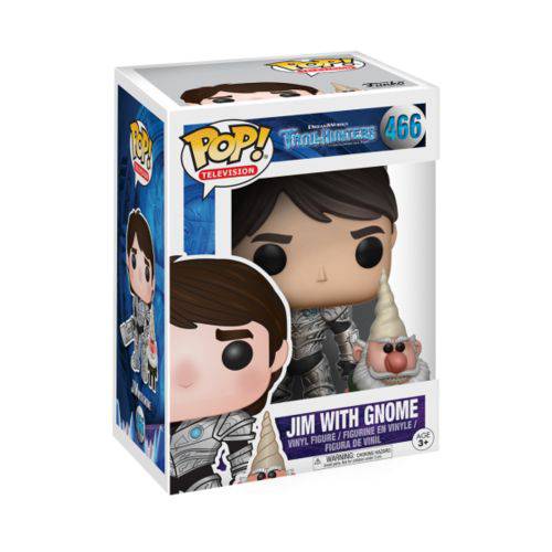 Jim With Gnome - Pop ! Television - TrollHunters - 466 - Funko
