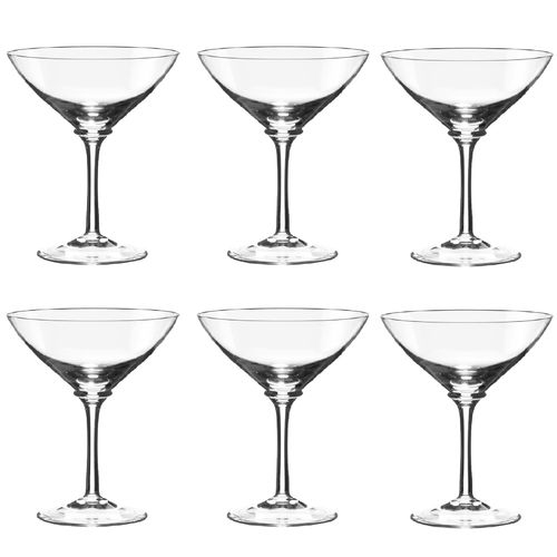 Jogo 6 Taças em Cristal para Dry Martini 300ml - Strauss
