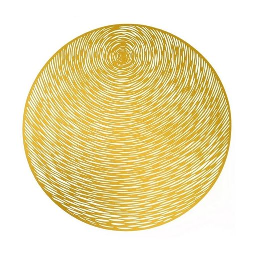 Jogo Americano em Plástico Globe Dourado 38cm 7313 Lyor