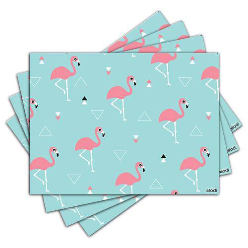 Jogo Americano - Flamingos com 4 Peças - 598jo