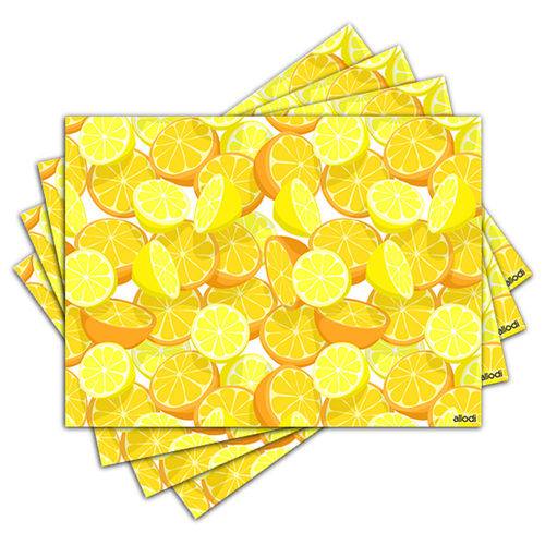 Jogo Americano - Limões com 4 Peças - X232Jo