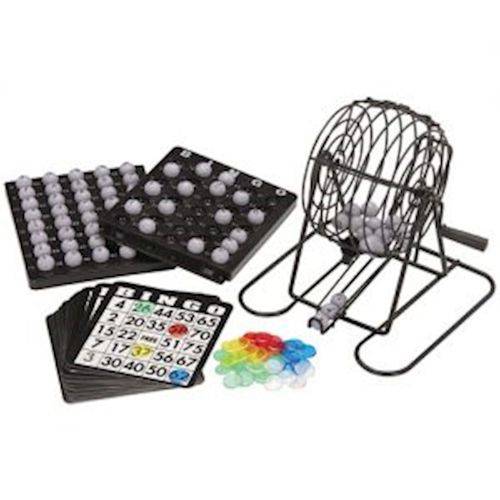 Jogo Bingo Completo com Globo - Tabuleiro - Cartas - Bolas