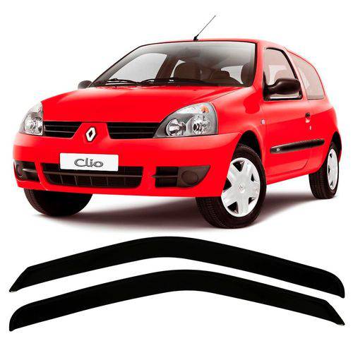 Jogo Calha de Chuva Defletor Renault Clio Fase 2 - 2 Portas