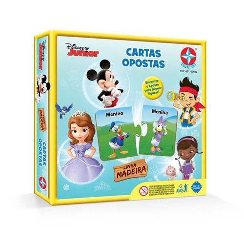 Jogo Cartas Opostas Disney Junior - Estrela