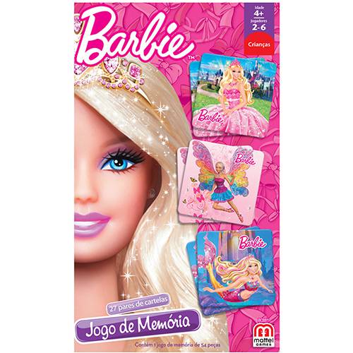 Jogo da Memória Barbie Fantasia BCB81 - Mattel