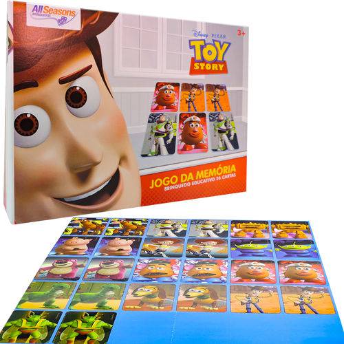 Jogo da Memória Educativo Toy Story 26 Cartas Disney