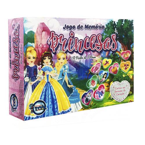 Jogo da Memória Princesas - Toia