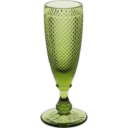 Jogo de 6 Taças Champagne Imperial Vidro Verde 150ml - Home&Co